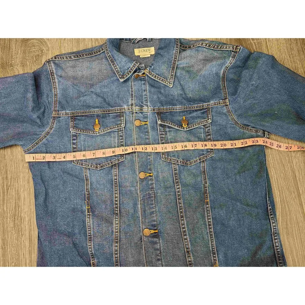 Vintage JCREW jeans jacket men's size XL - Picture 6 of 7